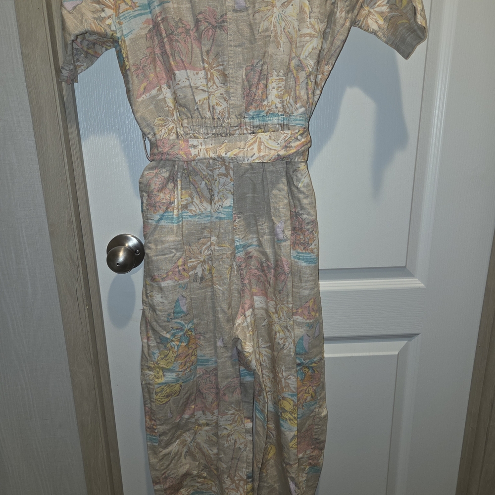 GAP Multicolor Button-Down Jumpsuit - Picture 6 of 6